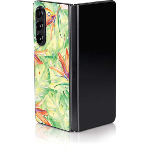 Floral Tropics Galaxy Z Fold5 5G Skin